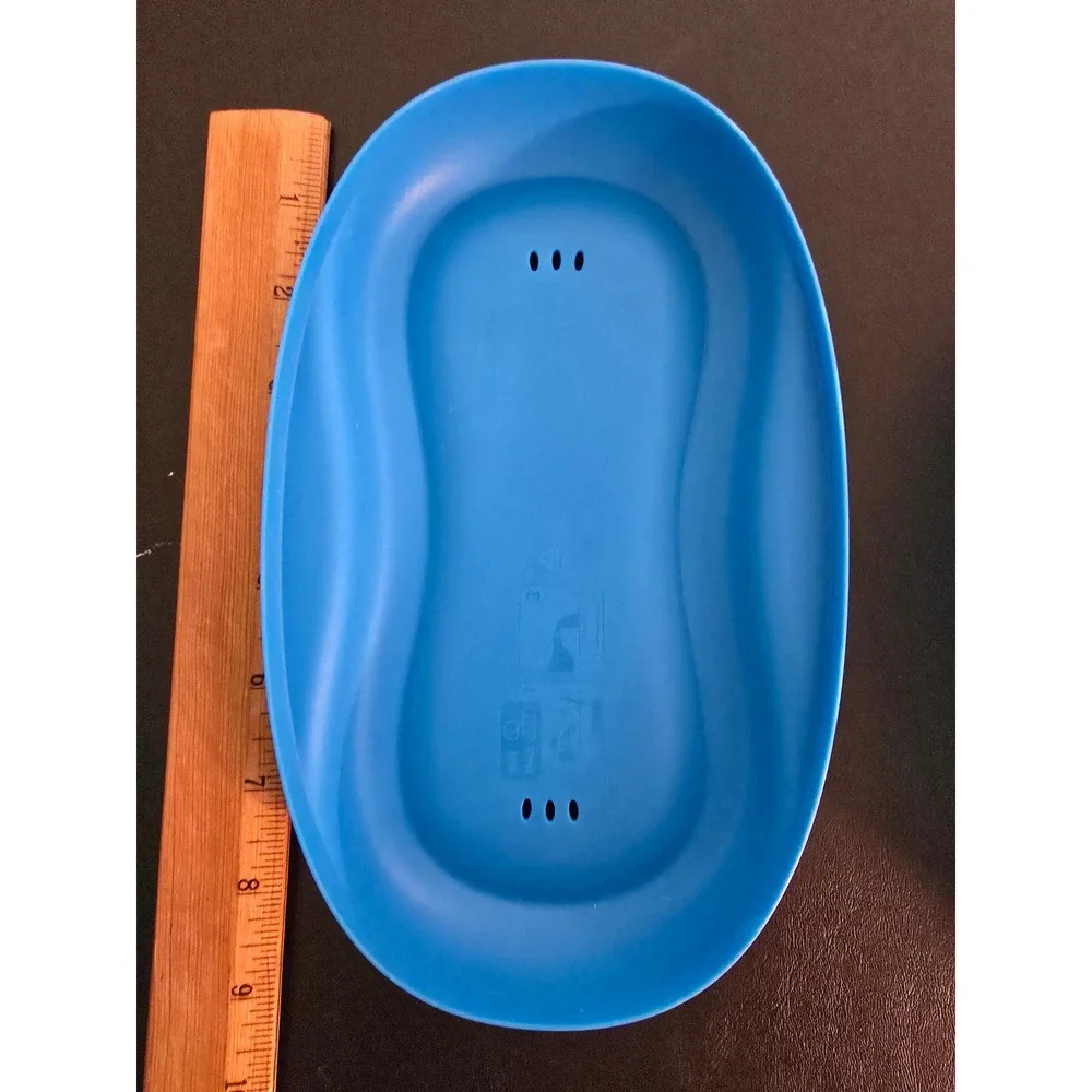 Tupperware Small Microwave Breakfast Maker Blue 6996A 430ML Eggs